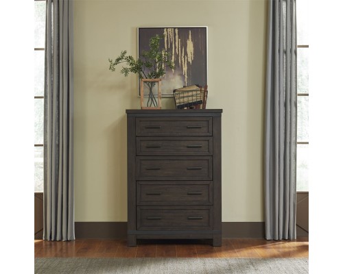 THORNWOOD HILLS 5 DRAWER CHEST